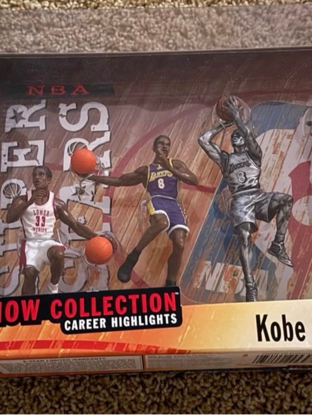 NBA Kobe Bryant Collectible Box - Then and Now